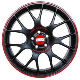 BBS CH-R款式轮毂 德国原装进口 宝马1系3系X3X4X1迷你 欧宝 8.5x19英寸 CH104亚光黑色 订阅