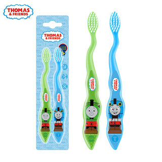 托马斯和朋友（THOMAS&FRIENDS）宝宝牙刷 婴儿牙刷 儿童非电动牙刷 2-3-6岁软毛牙刷 *2件