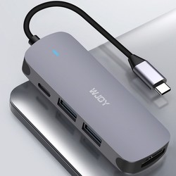 WJOY Type-C扩展坞拓展坞（HDMI、USB3.0、手机OTG、Type-C接口)