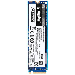 Kingston 金士顿 A2000 NVMe M.2 固态硬盘 500GB（PCI-E3.0）