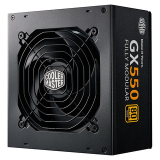 COOLERMASTER 酷冷至尊 80plus金牌认证 全模组ATX电源 550W