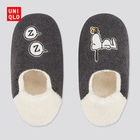 UNIQLO 优衣库 428914  女装摇粒绒起居鞋