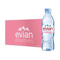 聚划算百亿补贴：Evian 依云 天然矿泉水 高端弱碱性水源整箱 500ml*24瓶