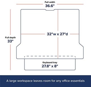 Ergotron WorkFit-TX - 立式桌面转换器 - 矩形 - 黑色