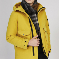 SELECTED 思莱德 419412576 男连帽羽绒服外套