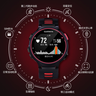 商品garmin佳明forerunner 735xt跑步游泳骑行铁运动多功能手表旗舰
