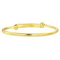 Chow Sang Sang 周生生 87765K 儿童圆棍儿足金手镯 11.44g