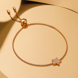 armani阿玛尼手链女 日韩小清新星星水钻925银手链 时尚首饰 生日礼物