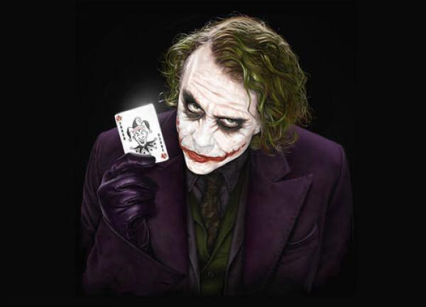 queenstudios蝙蝠侠黑暗骑士小丑希斯莱杰14全身雕像标准版