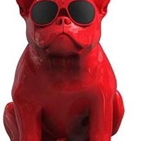 法国Jarre 斗牛犬便携蓝牙音箱 潮流配色红色，HD1，大号
