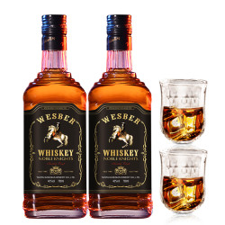 威狮堡洋酒威士忌酒40度烈酒套装组合洋酒可乐桶2件