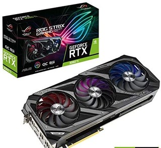 ASUS 华硕 ROG Strix NVIDIA GeForce RTX 3060 Ti OC 版游戏显卡