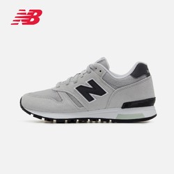 new balance NB官方男女款565系列ML565CLG经典复古舒适休闲鞋（38.5、灰色 ML565CLG）