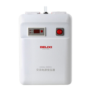 德力西电气（DELIXI ELECTRIC）变压器220V转110V/100V美日进口电器电源电压转换器 3000W 变压器+凑单品