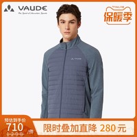 巍德（VAUDE）新款户外运动男款防风保暖90%鹅绒夹绒外套男款外套（L、深灰）