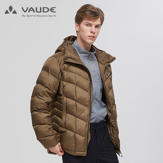 德国VAUDE 户外运动加绒加厚抗寒防寒保暖800蓬95%鹅绒羽绒服外套 1517111 黑色 L