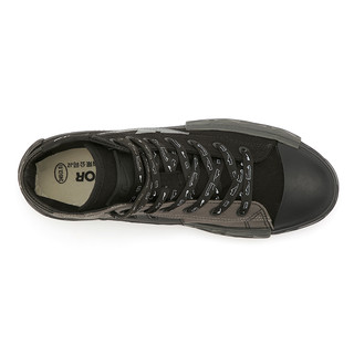 WARRIOR 回力 中性运动帆布鞋 WXY-A761G 黑灰色 34