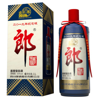 LANGJIU 郎酒 郎牌郎酒 2019年纪念版 53%vol 酱香型白酒 1000ml 单瓶装