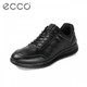 ECCO爱步男鞋商务休闲鞋透气潮鞋棒球鞋 雅仕207124 黑色20712401001 42