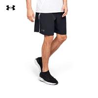 安德玛官方UA Qualifier男子训练运动短裤Under Armour1327676（XL、黑色002）