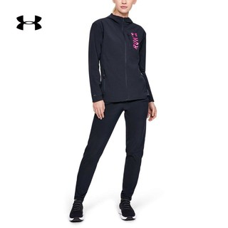 安德玛官方UA Storm女子跑步运动长裤Under Armour1342887（L、黑色001）