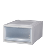 IRIS 爱丽思 BC-500 抽屉式收纳箱 47L*2个 灰色