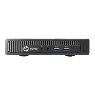 HP 惠普 ProDesk 400 G2 DM 台式机 黑色(酷睿i5-6500、核芯显卡、4GB、500GB SSD、风冷)