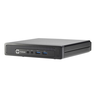 HP 惠普 ProDesk 400 G2 DM 台式机 黑色(酷睿i5-6500、核芯显卡、4GB、500GB SSD、风冷)