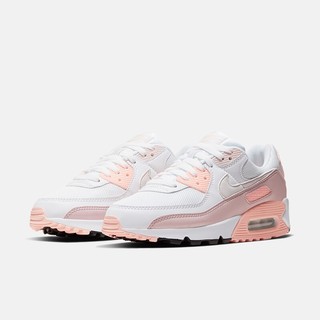 NIKE 耐克 Air Max 90 女子跑鞋 CT1030-101 白色/脏粉 38.5