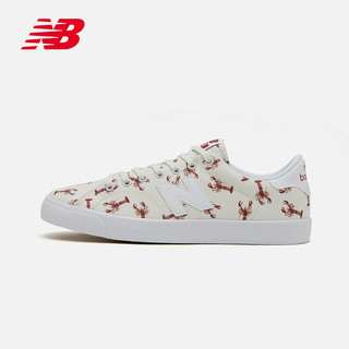 New Balance NB官方男款女款210系列AM210LBS印花设计休闲板鞋（37、白色印花 AM210LBS）