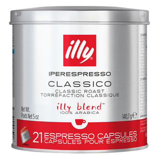 illy 意利 illy iperespresso系统 中度烘焙 浓缩咖啡胶囊 21颗/罐