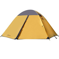 MOBI GARDEN 牧高笛 冷山 4 帐篷 NXZ1429065 黄色  240*210*130cm 4人