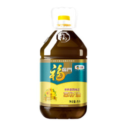 福临门 非转基因 纯正菜籽油 5L