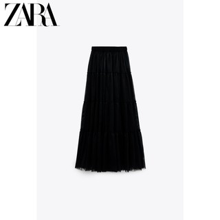 ZARA 02731307800 女士宽松绢网裙