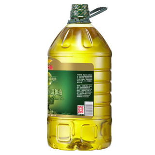 金龙鱼 添加10%初榨橄榄油 非转基因 食用植物调和油 5L