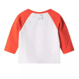 Bornbay 贝贝怡 儿童长袖休闲T恤 193S2212 橘红 90cm