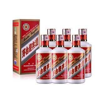 MOUTAI 茅台 茅台迎宾酒 43%vol 酱香型白酒 200ml*6瓶 整箱装