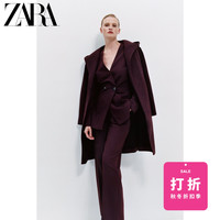 ZARA 03046304606 女装连帽大衣外套