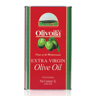 olivoilà 欧丽薇兰 特级初榨橄榄油 3L 红罐