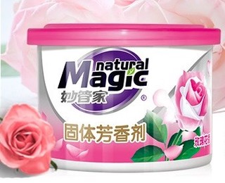 MAGIC AMAH 妙管家 固体空气清新剂 玫瑰花香120g