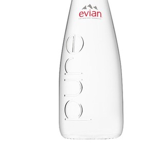 evian 依云 天然矿泉水 750ml*12瓶 玻璃瓶装