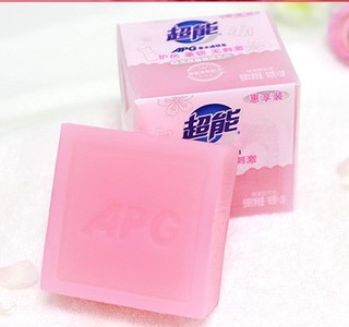 超能 APG系列 透明洗衣皂块 160g*10块 樱花香