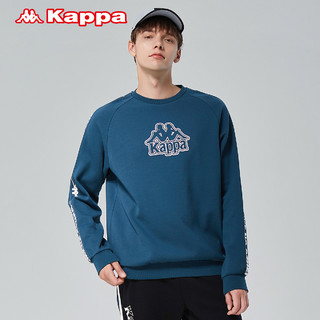 Kappa卡帕黄明昊logo套头衫新款男运动卫衣休闲外套圆领长袖上衣