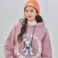 HSTYLE 韩都衣舍 RE7428 连帽加绒卫衣