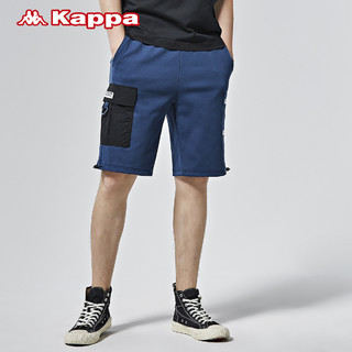 Kappa卡帕男款运动短裤休闲针织短裤夏季工装五分裤