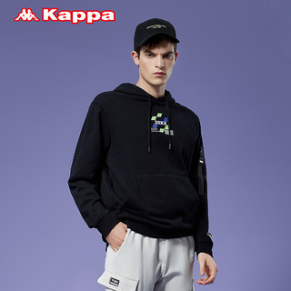 Kappa卡帕电音联名串标套头帽衫2020新款情侣男女宽松外套卫衣