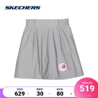 Skechers斯凯奇冬季新品RICOSTRU合作款女装裥棉小短裙L420W256
