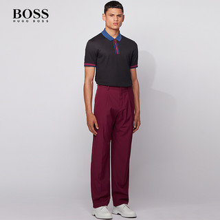 HUGO BOSS 雨果博斯 50430299 男士POLO衫 （XXL、001-黑色)