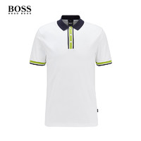 HUGO BOSS 雨果博斯 50430299 男士POLO衫 （XXL、100-白色)