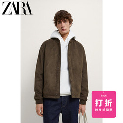 ZARA 06318401507 仿麂皮反绒飞行员夹克